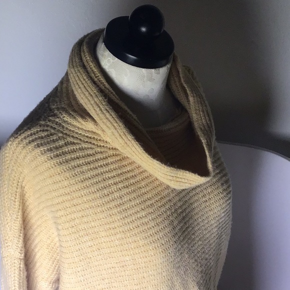 ANTHROPOLOGY Pilcro Luna Pointelle Ivory Knit Sweater - Picture 2 of 15